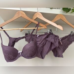 Body by Victoria’s Secret bra and two panties